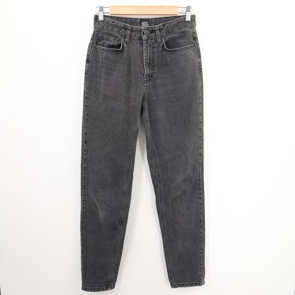 BDG Urban Outfitters Jeans Black Mom Jean High Rise High Waist Dark Wash Tapered - Picture 2 of 16